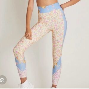 LoveShackFancy Blue Floral Leggings